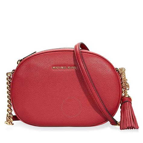 michael kors ginny medium crossbody red|Sale Women's Designer Crossbody Bags .